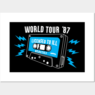 Beasties World Tour ‘87 Posters and Art